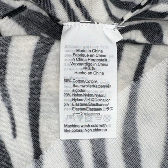 J.Crew Women’s Zebra Print Button-Front Cardigan Sweater Size XL Black White - Picture 5 of 9